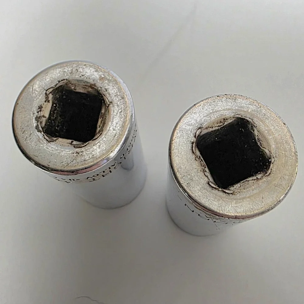 Used Chrome Deep Sockets 2‎ Sizes *See Pics For List #984